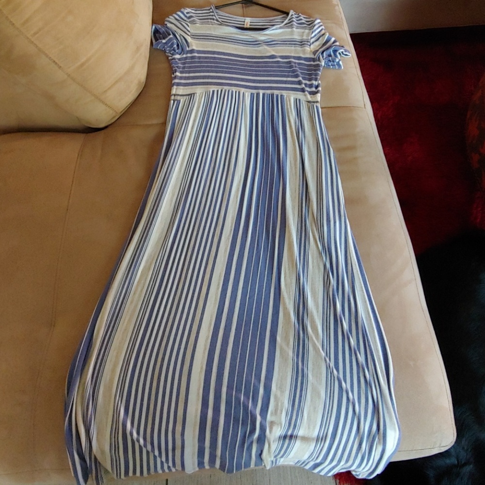 Orange Creek blue maxi dress